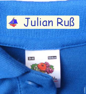 Naamlabels Kleding