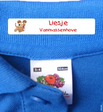 Naamlabels Kleding