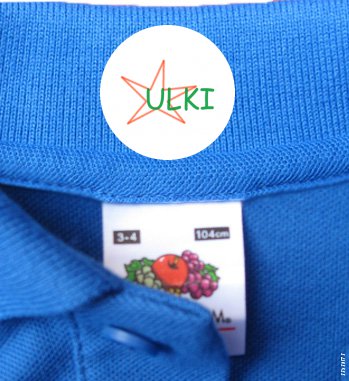 Naamlabels Kleding