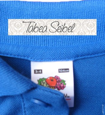 Naamlabels Kleding