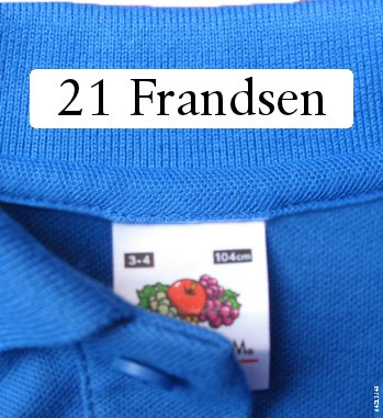 Labels Bestellen Kleding