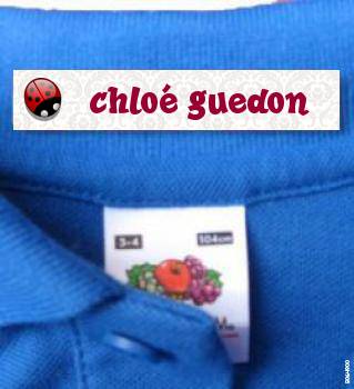 Naamlabels Kleding